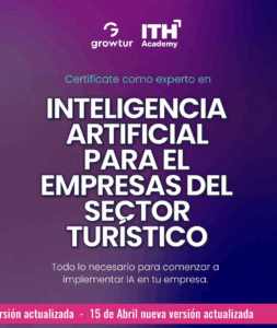 Curso Inteligencia Artificial para Empresas del Sector Turístico